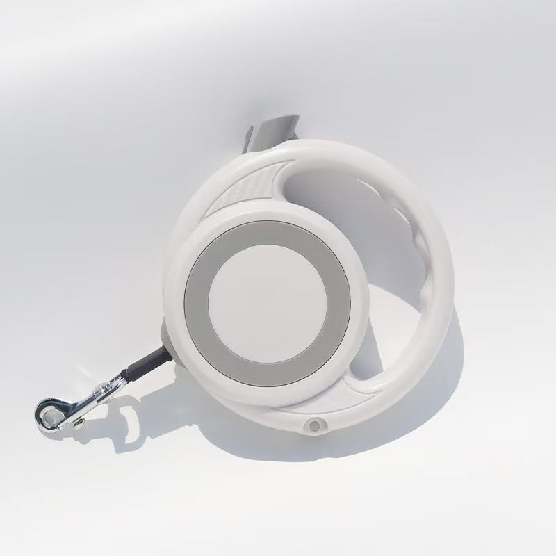 New dog tractor anti-explosion and retractable leash Small and medium-sized dog walking dog tractor Pet supplies