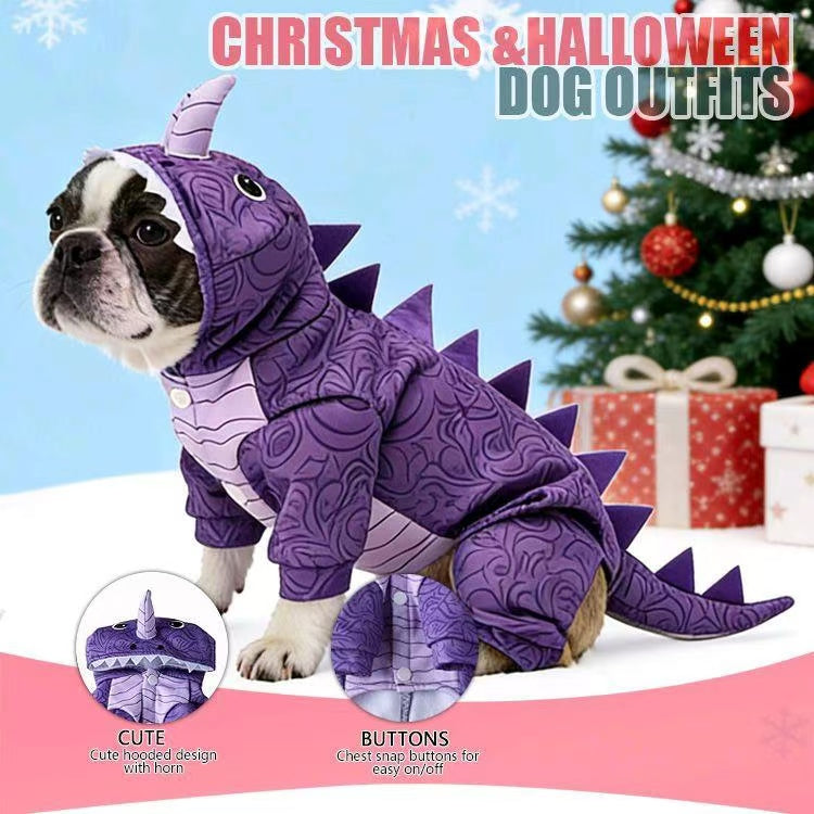 New Christmas Pet Clothes Funny Dog Costumes Independence Day Holiday Dress Up Festive Pet Apparel for Small Medium Dogs Cats