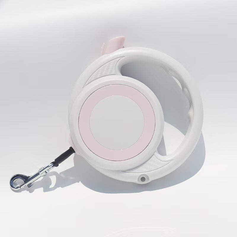 New dog tractor anti-explosion and retractable leash Small and medium-sized dog walking dog tractor Pet supplies