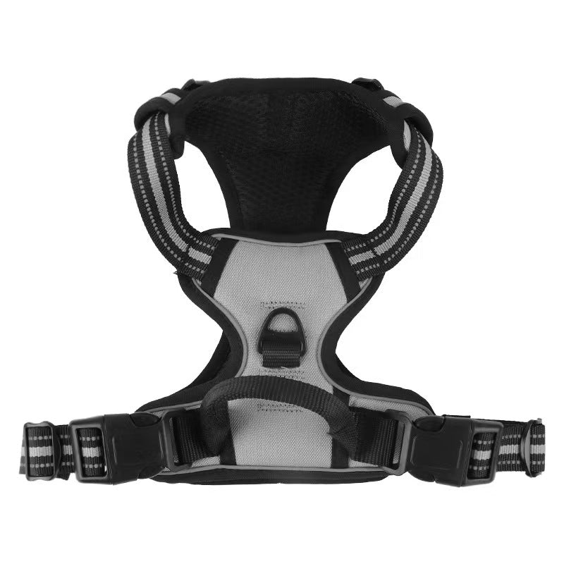 Pet chest back anti-explosion vest type chest back large dog pet chest back traction rope set