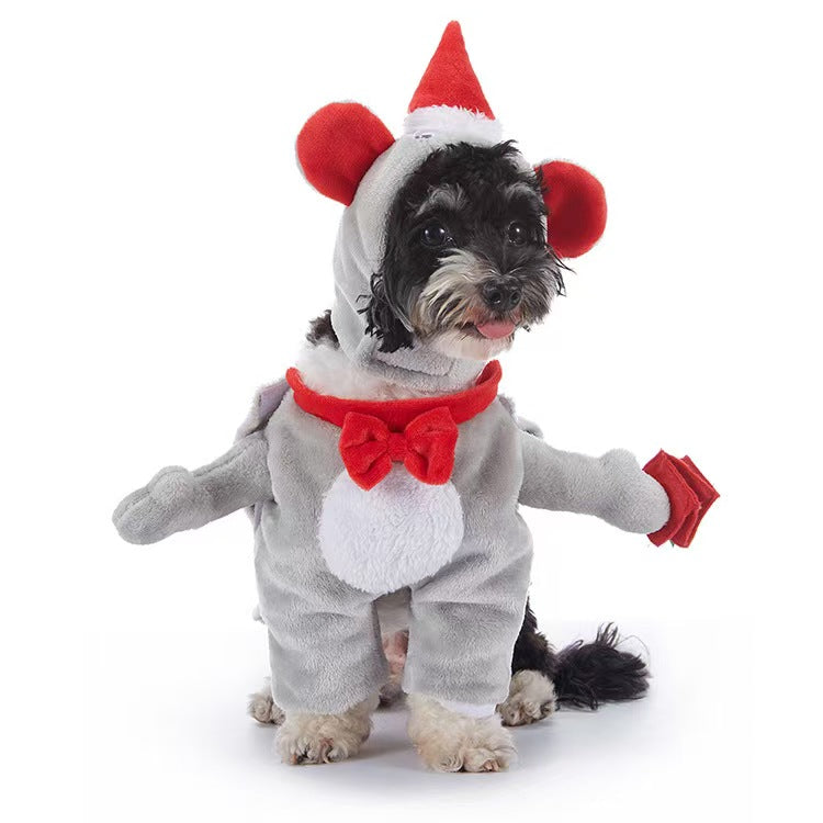 Pet Supplies Halloween Universal Pet Clothes Bat Pumpkin Four Seasons Funny Cartoon Dog Clothes