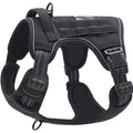 Pet tactical chest harness dog outdoor leash for large dogs with handle and adjustable traction vest