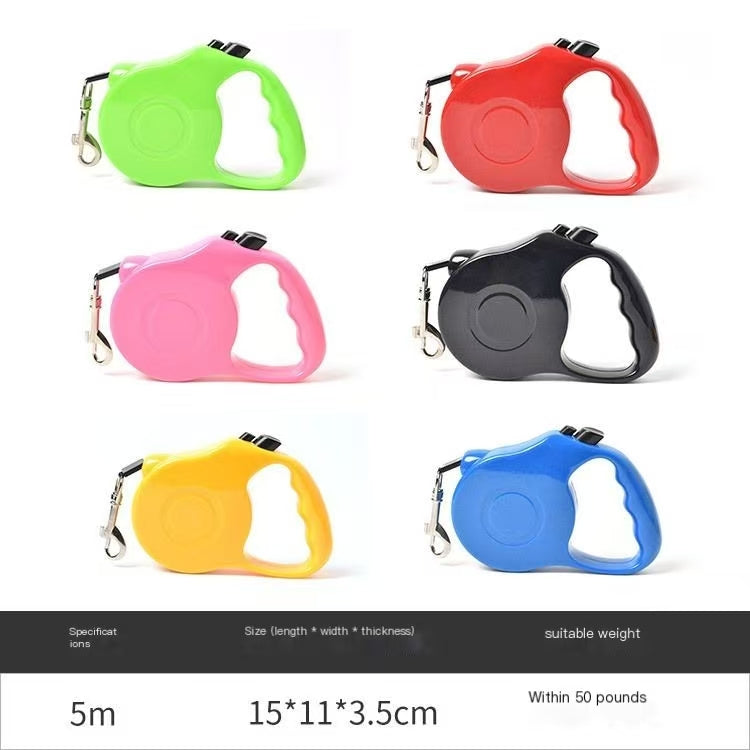 Pet supplies - Automatic retractable leash for small and medium-sized dogs - Convenient dog walking supplies