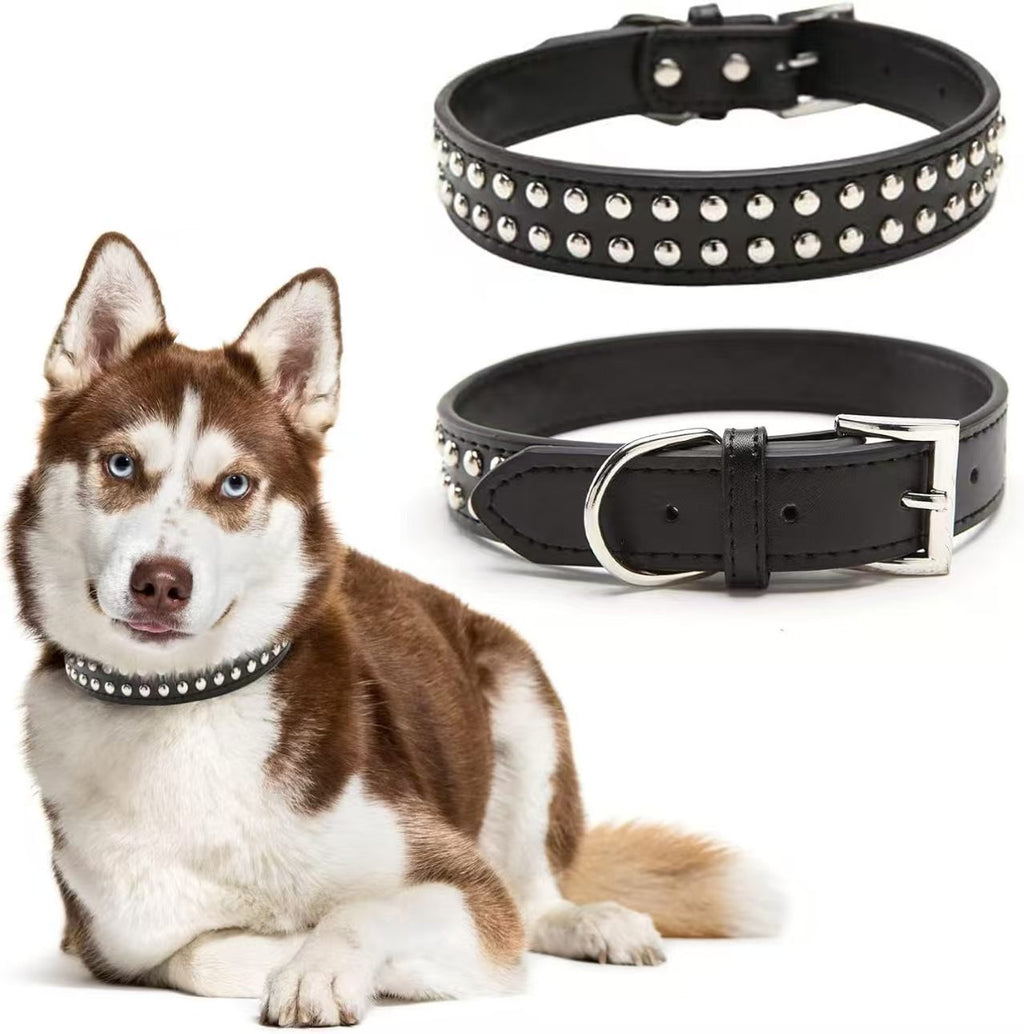 Best-selling Dog Collar Anti-bite Rivet Pet Collar Medium and Large Breed Fierce Dog Chain Bulldog Collar
