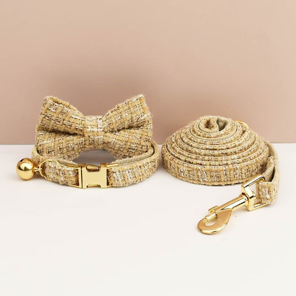 Versatile Series Pet Cat Dog Bell Collar Puppy Dog Cat Traction Rope Adjustable Safety Rope