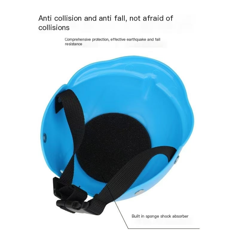 New pet hard hat helmet cat dog headgear pet locomotive hat headgear pet toy pet supplies
