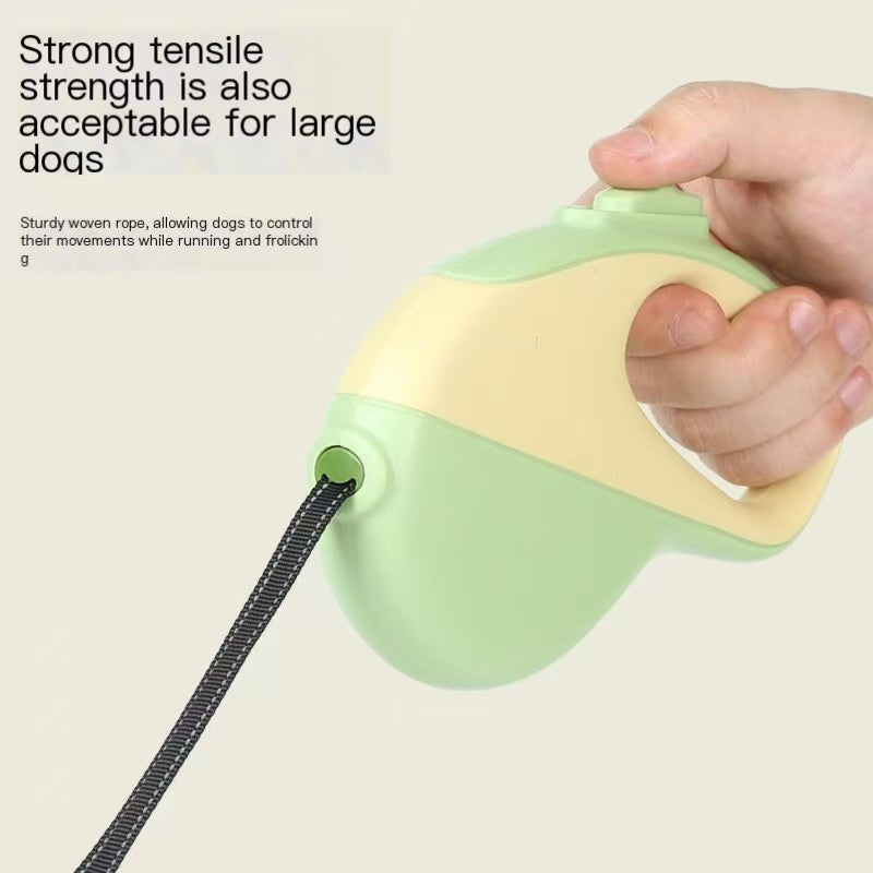 Pet leash, dog lead, automatic retractable dog chain, dog walking leash, medium and large dog supplies