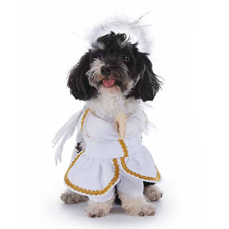 Pet Supplies Halloween Universal Pet Clothes Bat Pumpkin Four Seasons Funny Cartoon Dog Clothes