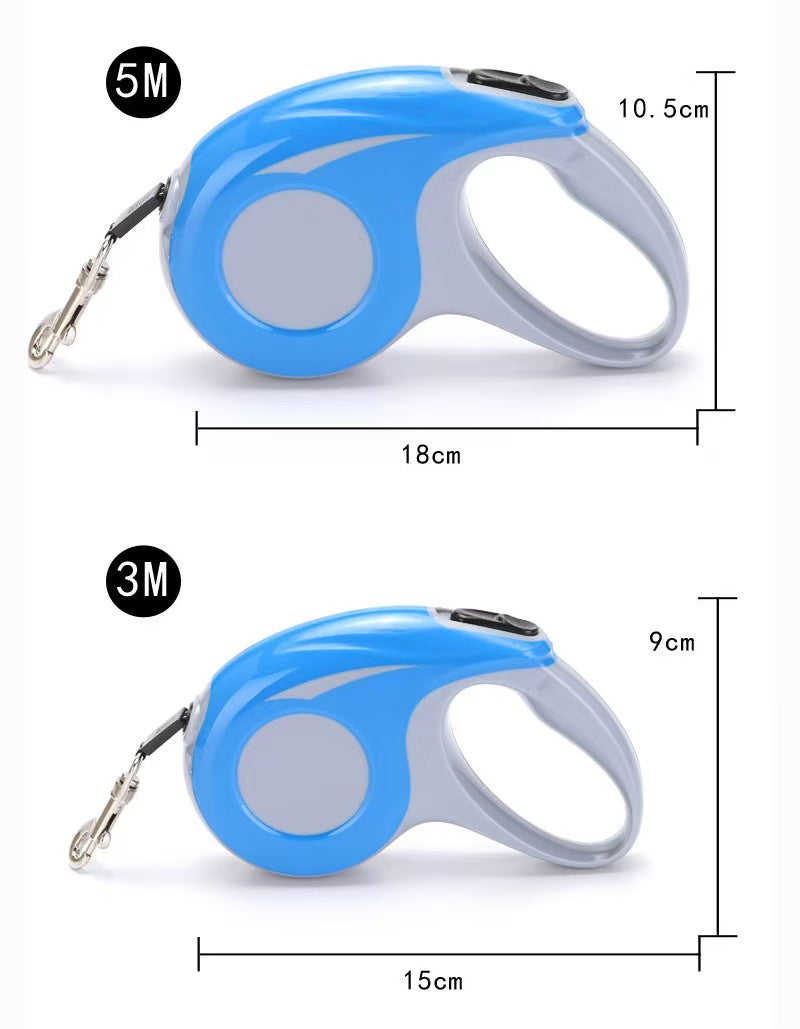 Dog leash Automatic retractable dog walking artifact Convenient cat leash Pet leash