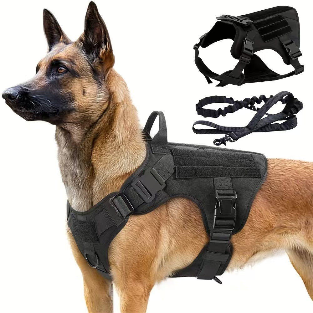 Tactical Training Dog Clothes Chest Strap Dog Vest Nylon Armor Large Medium Dog Training Traction Vest