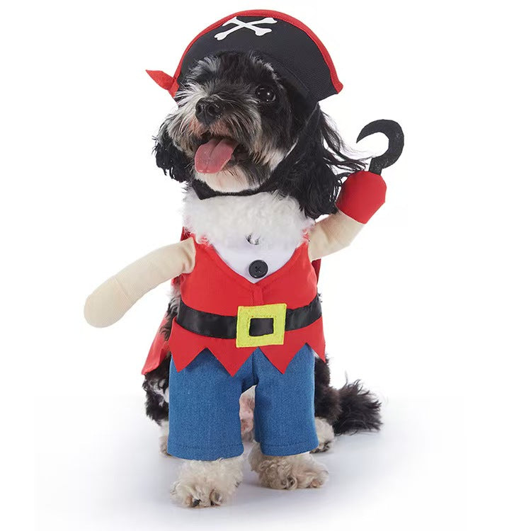 Pet Supplies Halloween Universal Pet Clothes Bat Pumpkin Four Seasons Funny Cartoon Dog Clothes