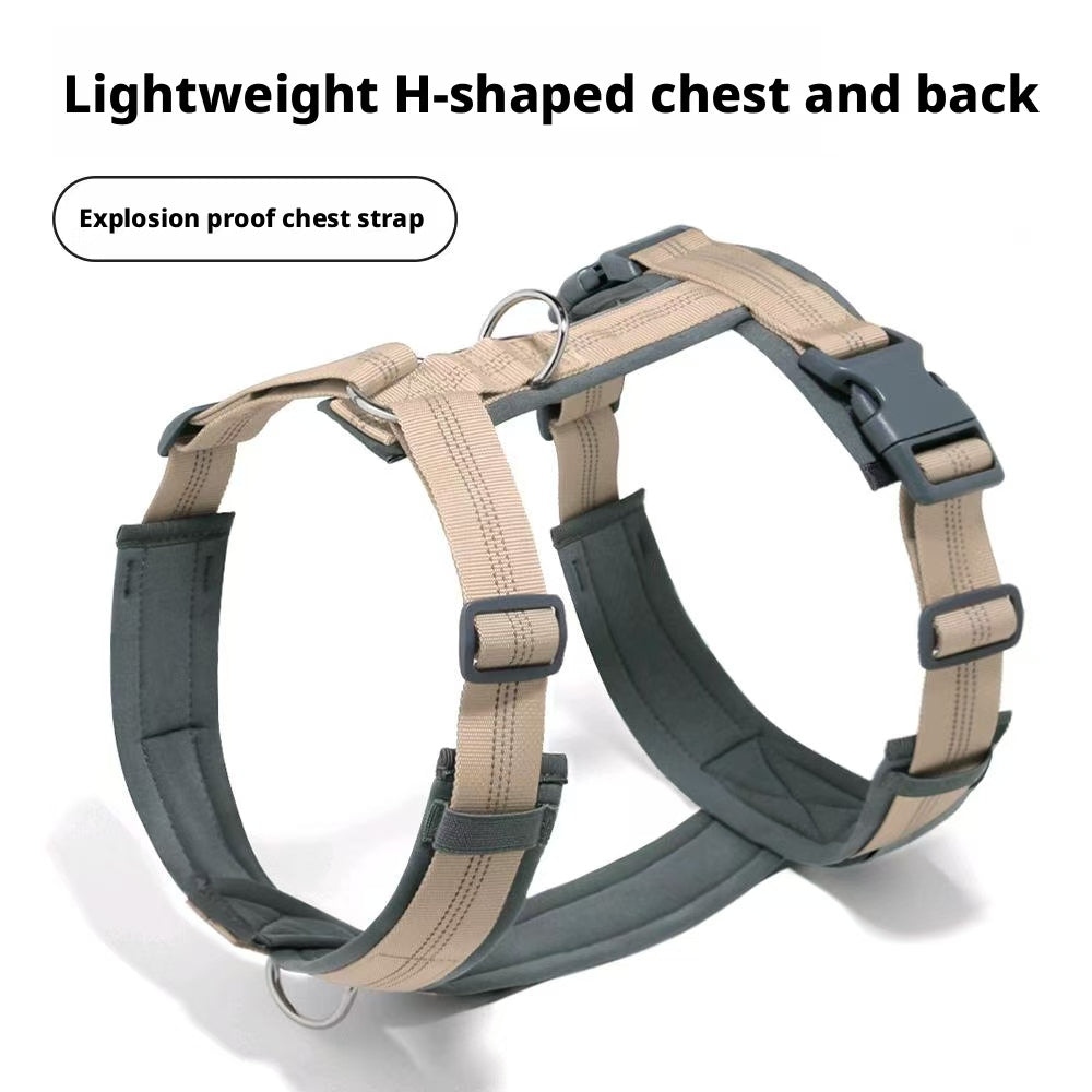 Dog leash chest strap vest type large, medium and small dog pet husky explosion-proof chest back walking dog rope