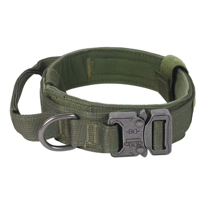 Pet dog collar, tactical collar, high-end tactical collar for medium and large dogs to prevent escape