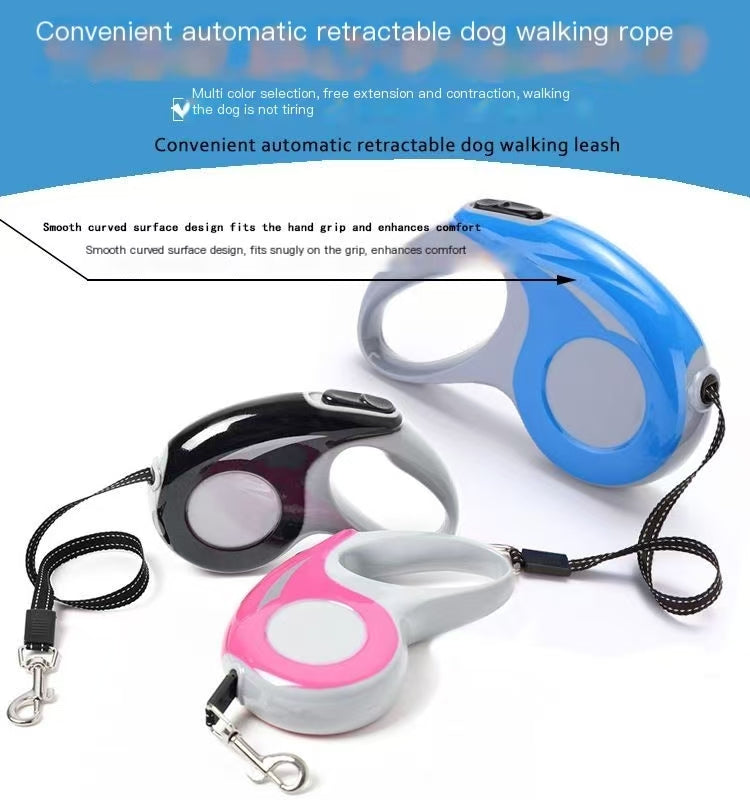 Dog leash Automatic retractable dog walking artifact Convenient cat leash Pet leash
