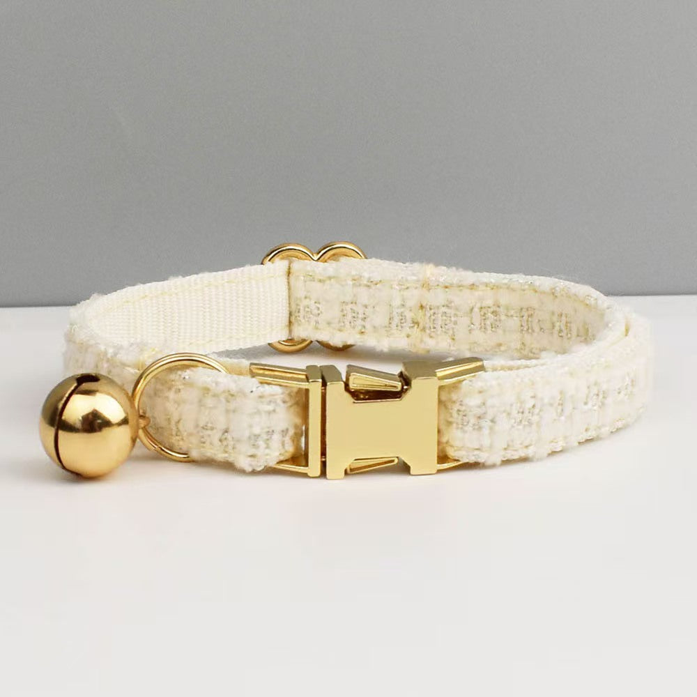 Versatile Series Pet Cat Dog Bell Collar Puppy Dog Cat Traction Rope Adjustable Safety Rope