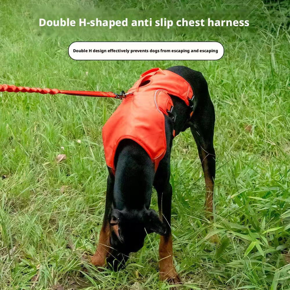 Dog leash vest Go out for walking dogs Medium and large dogs Pet chest Strap dog leash Anti-lost