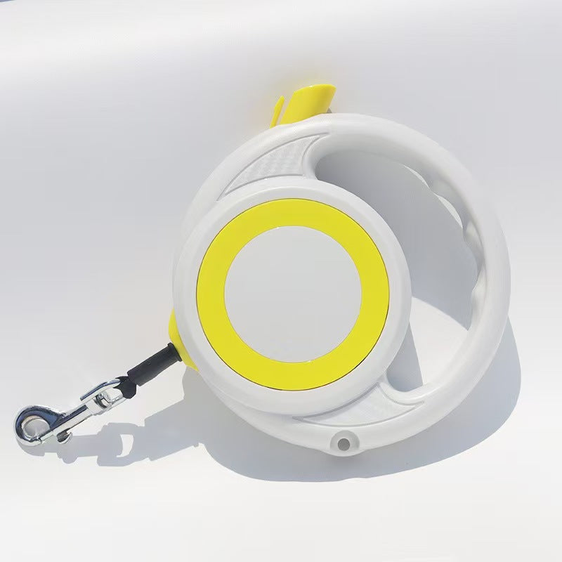 New dog tractor anti-explosion and retractable leash Small and medium-sized dog walking dog tractor Pet supplies