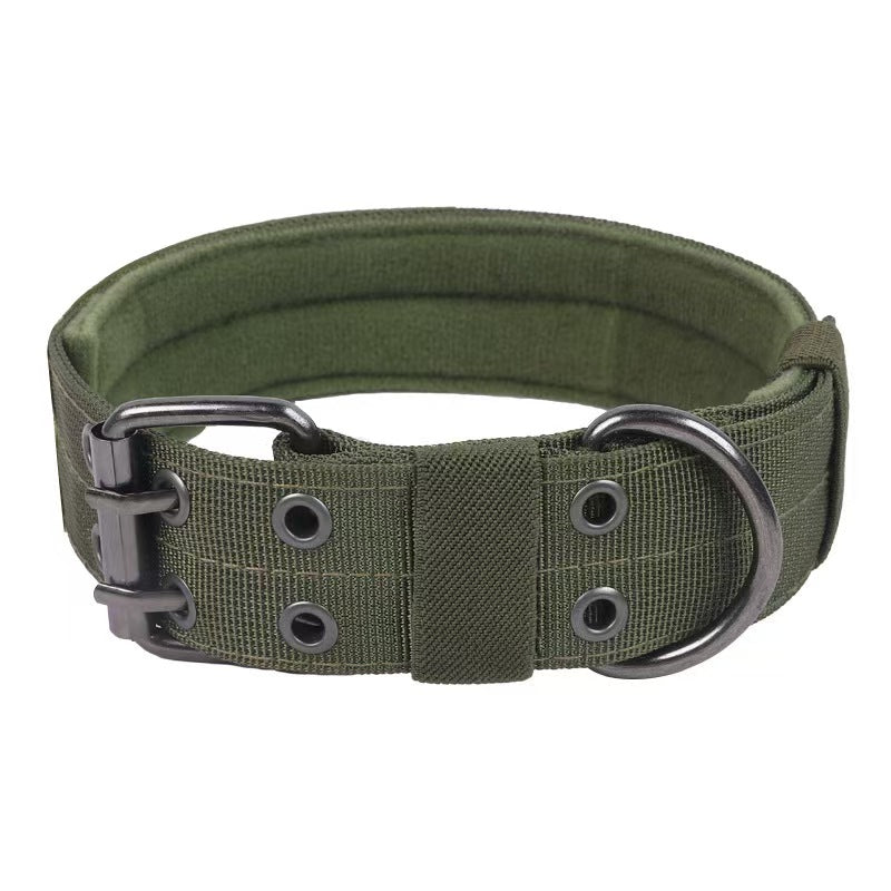 Pet dog collar, tactical collar, high-end tactical collar for medium and large dogs to prevent escape