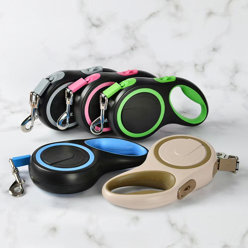 Pet Leash Dog Automatic Retractable Leash Large Dog Tether Dog Walking Rope Dog Chain Pet Supplies