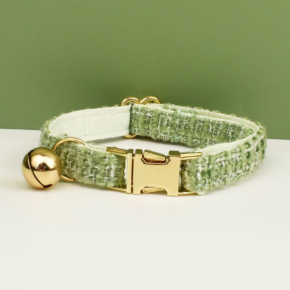 Versatile Series Pet Cat Dog Bell Collar Puppy Dog Cat Traction Rope Adjustable Safety Rope