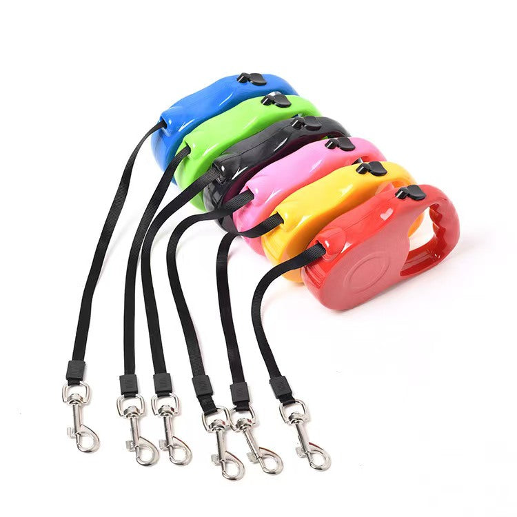 Pet supplies - Automatic retractable leash for small and medium-sized dogs - Convenient dog walking supplies