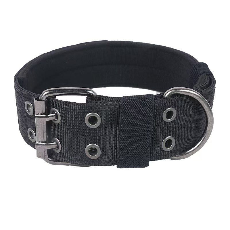 Pet dog collar, tactical collar, high-end tactical collar for medium and large dogs to prevent escape