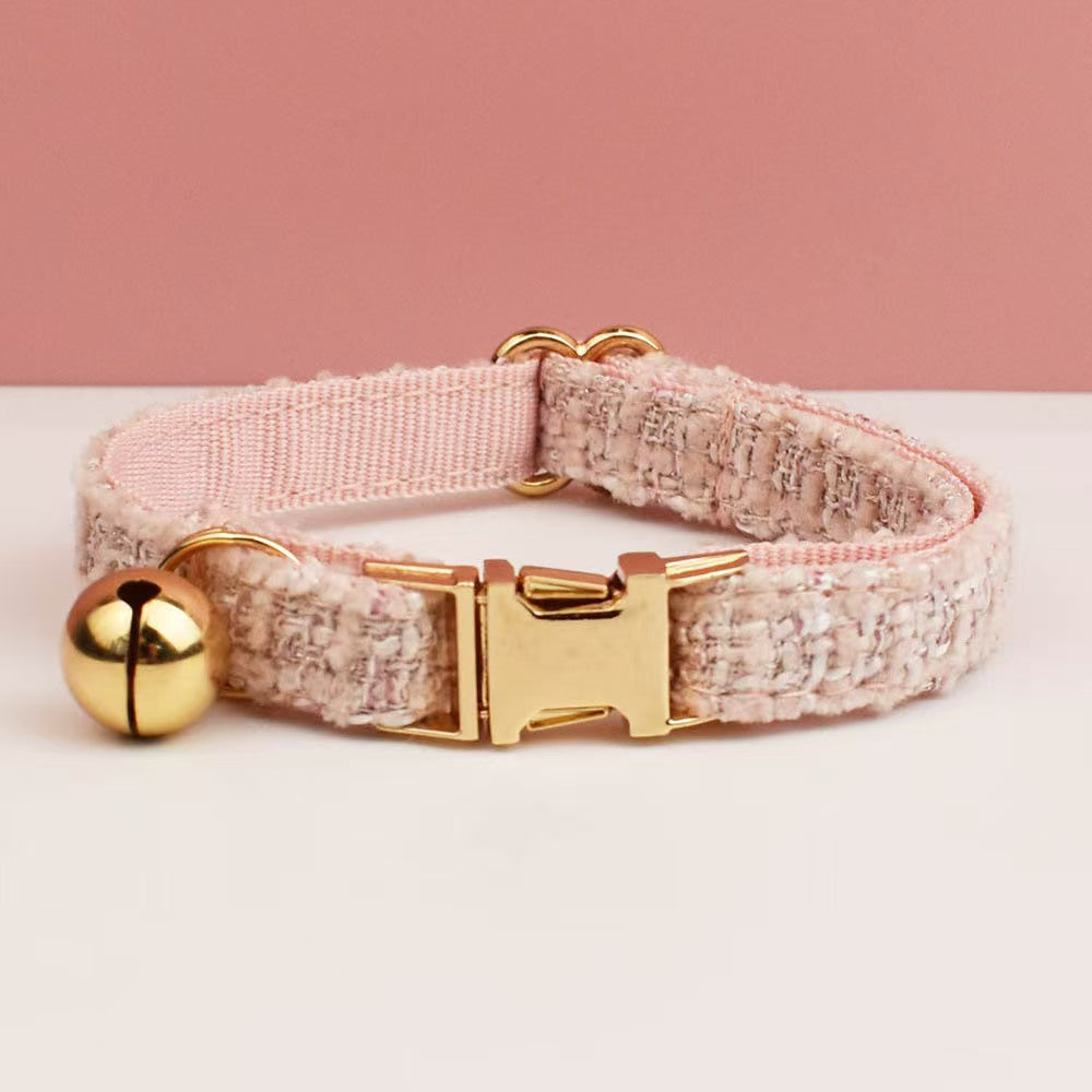 Versatile Series Pet Cat Dog Bell Collar Puppy Dog Cat Traction Rope Adjustable Safety Rope