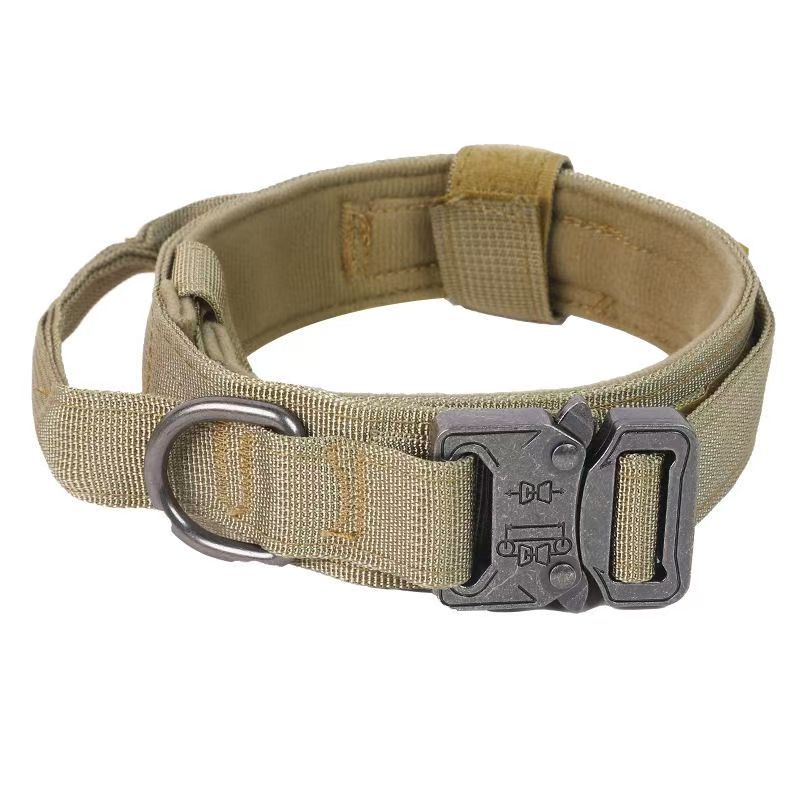 Pet dog collar, tactical collar, high-end tactical collar for medium and large dogs to prevent escape