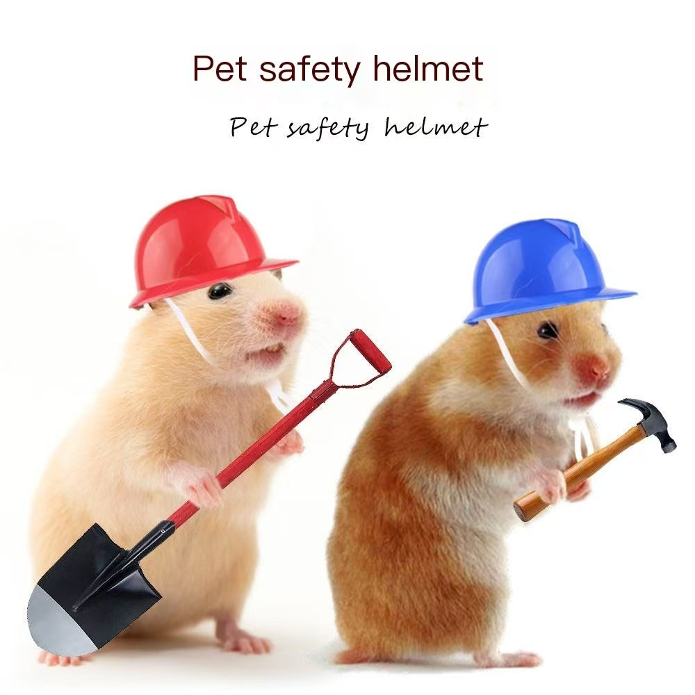 New pet chicken helmet hamster helmet pet duck hard hat decorative takeaway motorcycle creativity