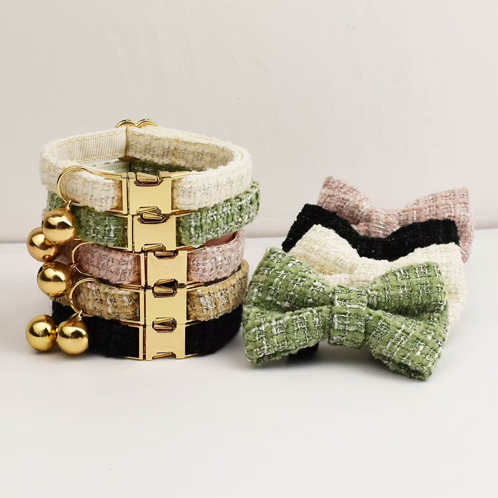 Versatile Series Pet Cat Dog Bell Collar Puppy Dog Cat Traction Rope Adjustable Safety Rope