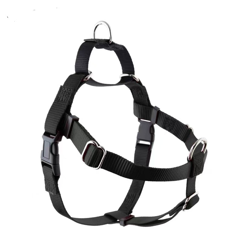 New large, medium and small dog pet chest strap nylon dog leash vest type chest back golden retriever walking dog leash