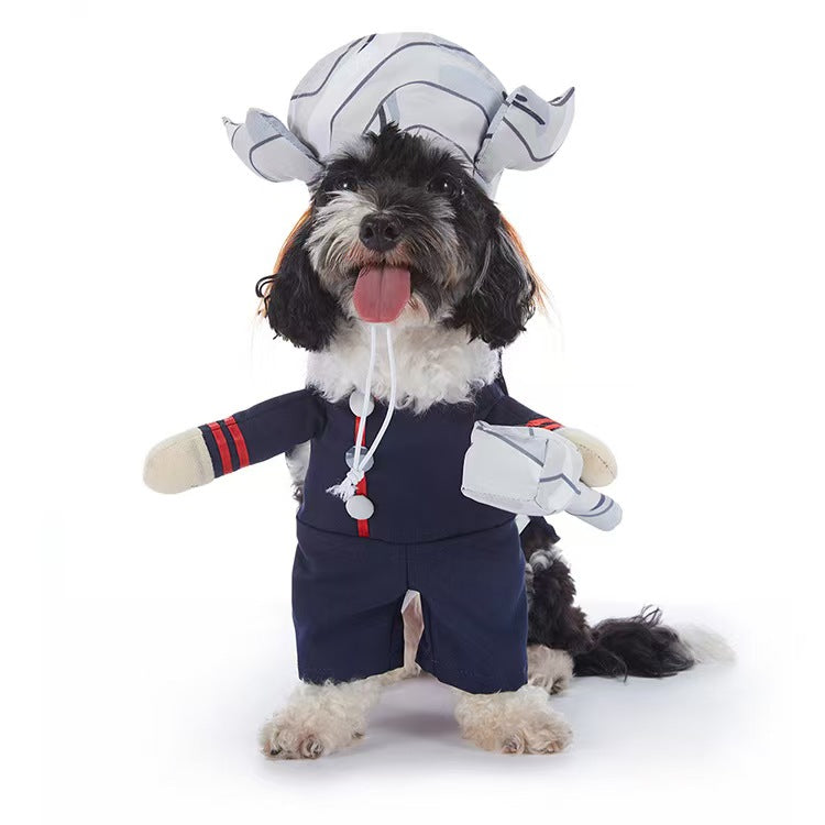 Pet Supplies Halloween Universal Pet Clothes Bat Pumpkin Four Seasons Funny Cartoon Dog Clothes