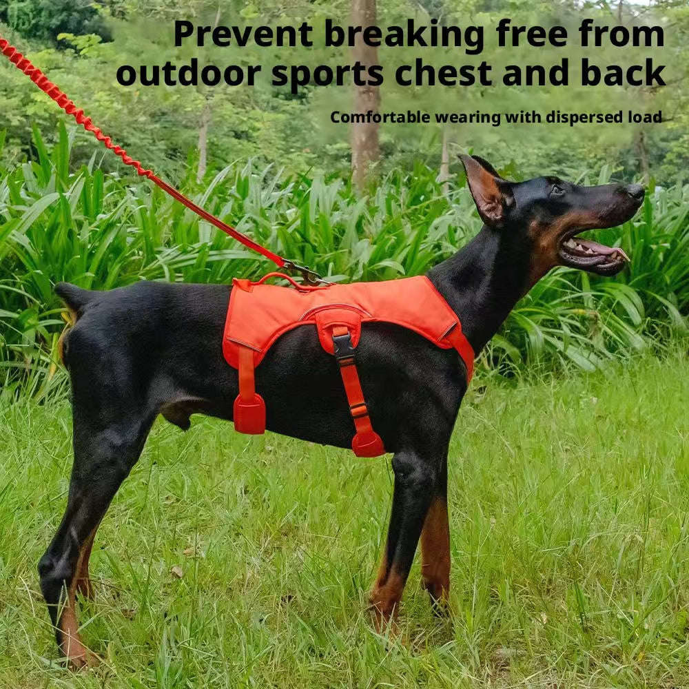 Dog leash vest Go out for walking dogs Medium and large dogs Pet chest Strap dog leash Anti-lost