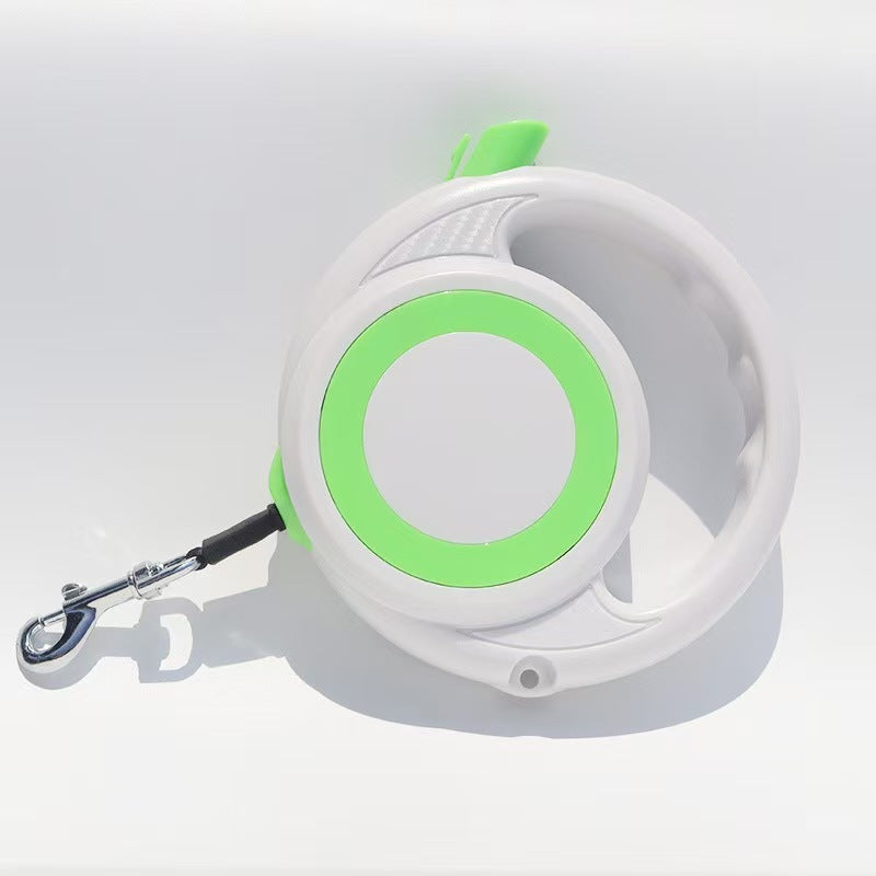 New dog tractor anti-explosion and retractable leash Small and medium-sized dog walking dog tractor Pet supplies