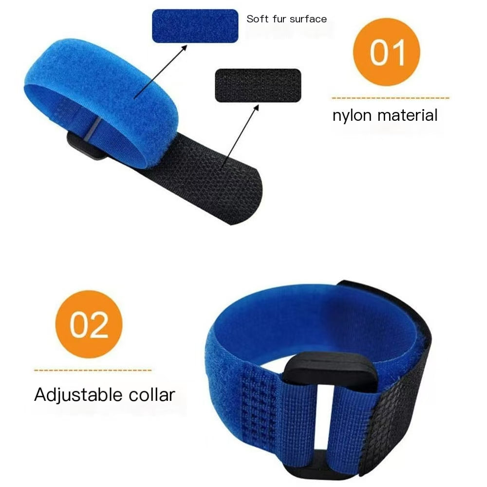 New Pet Chicken Collar 2-piece Anti-rooster Crow No Hook Knot Neck Strap Christmas Collar Supplies