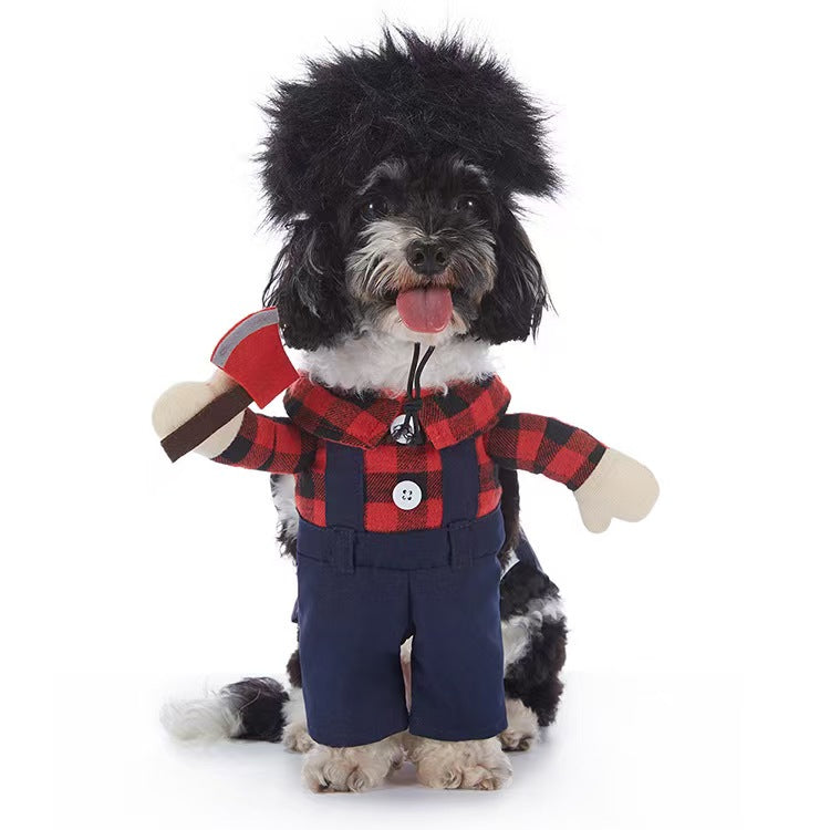 Pet Supplies Halloween Universal Pet Clothes Bat Pumpkin Four Seasons Funny Cartoon Dog Clothes