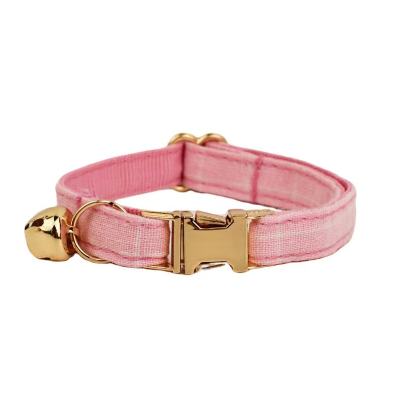 Versatile Series Pet Cat Dog Bell Collar Puppy Dog Cat Traction Rope Adjustable Safety Rope