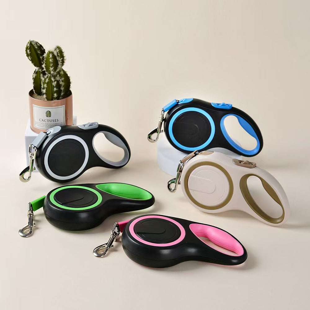 Pet Leash Dog Automatic Retractable Leash Large Dog Tether Dog Walking Rope Dog Chain Pet Supplies