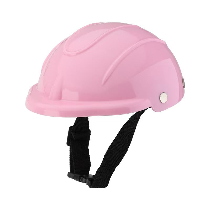 New pet hard hat helmet cat dog headgear pet locomotive hat headgear pet toy pet supplies