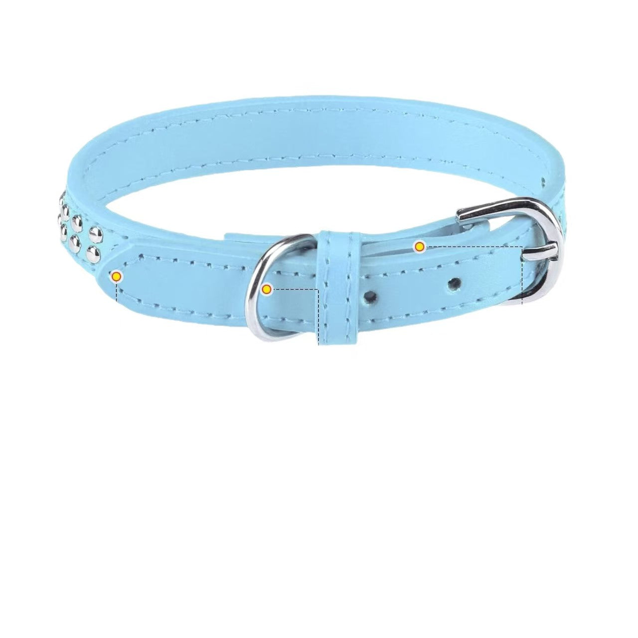 Best-selling Dog Collar Anti-bite Rivet Pet Collar Medium and Large Breed Fierce Dog Chain Bulldog Collar