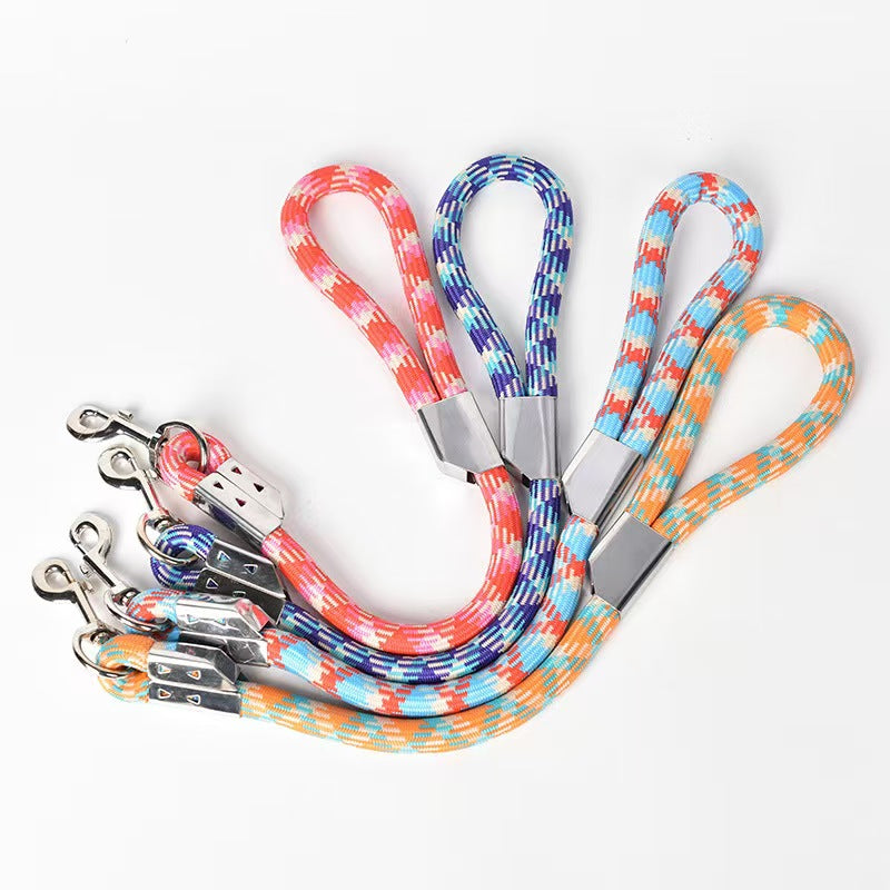 Pet Supplies Dog Leash Dog Walking Rope Dog Chain Pet Nylon Multi-color Dog Walking Rope