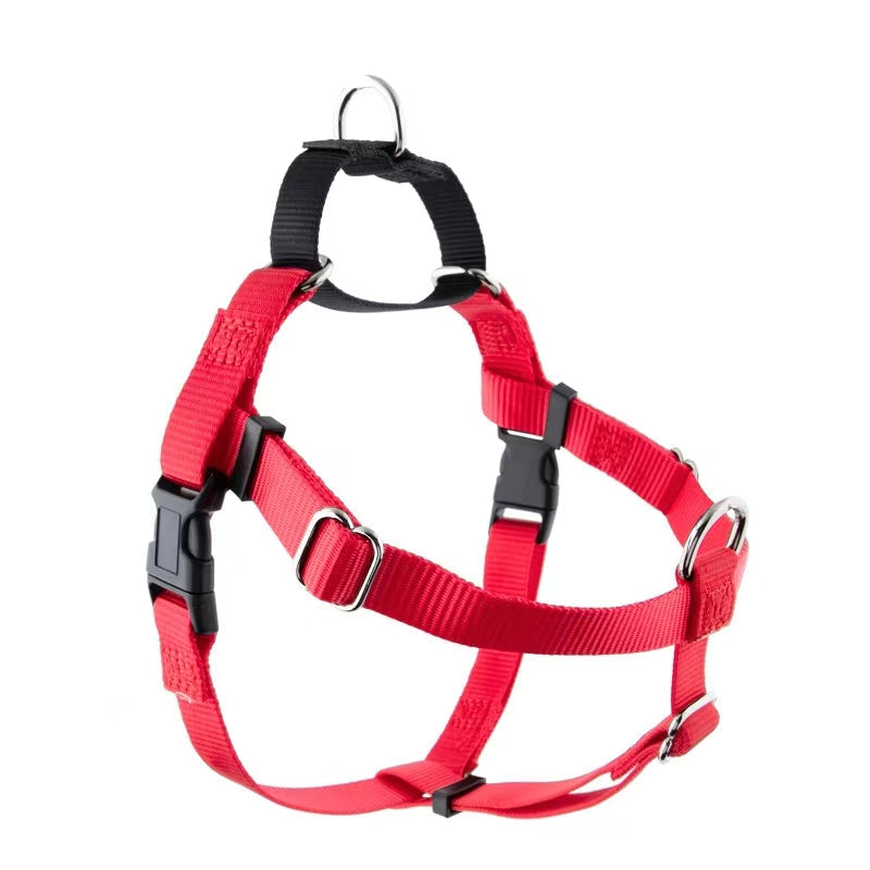 New large, medium and small dog pet chest strap nylon dog leash vest type chest back golden retriever walking dog leash