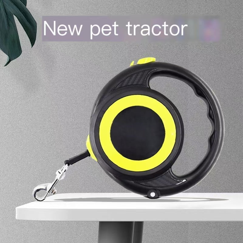 New dog tractor anti-explosion and retractable leash Small and medium-sized dog walking dog tractor Pet supplies