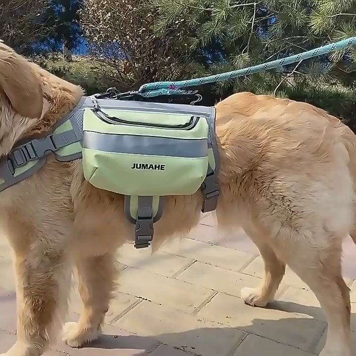 Pet dog self-backpack new large and medium-sized pet outdoor sports camel bag dog tactical backpack